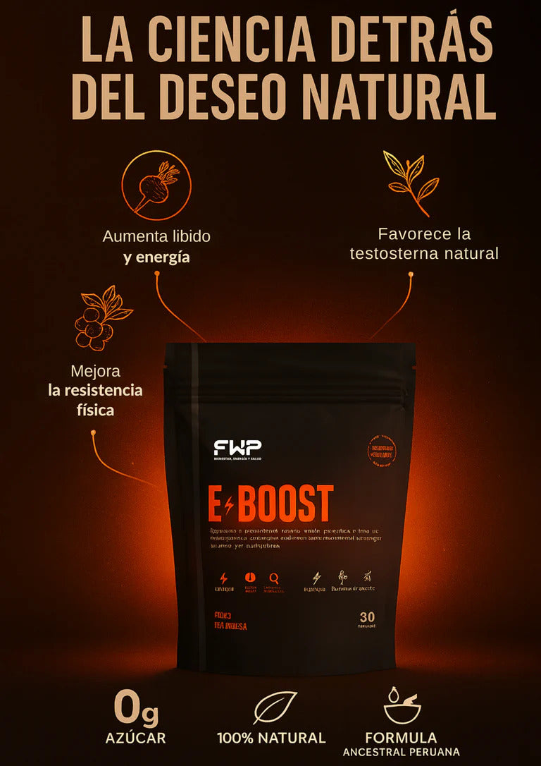 E-BOOST | Vigorizante Sexual Natural | Tu aliado en el ring